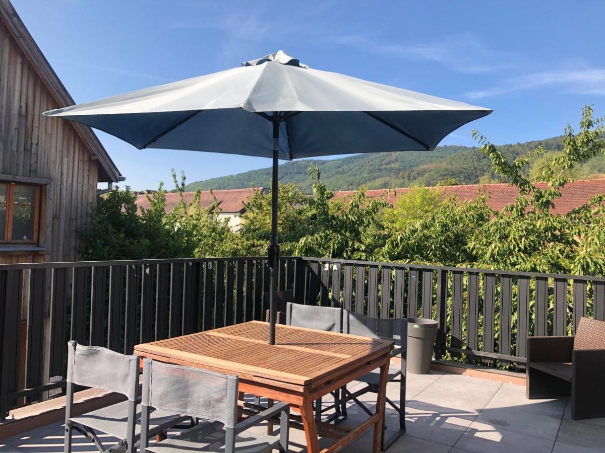 Appartement 2 Chambres Au Coeur Du Vignoble Avec Terrasse ريكفيهر المظهر الخارجي الصورة